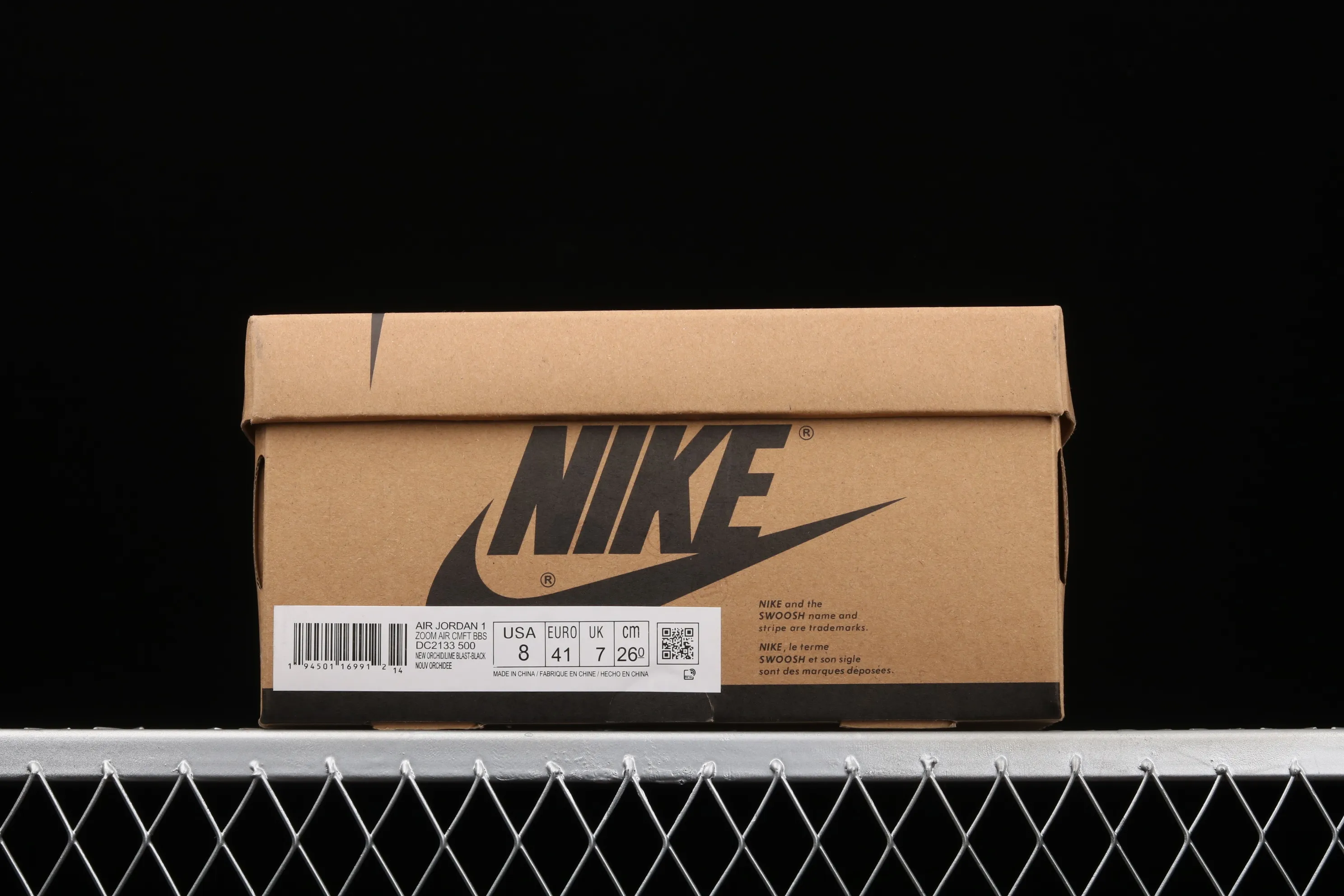All categories Air Jordan Jordan series basketball shoes Air Jordan 1 High Air Jordan 1 Zoom CMFT "Bayou Boys" AJ1 Joe 1 "No. 1 Zion" water-dyed crocodile purple DC2133-500